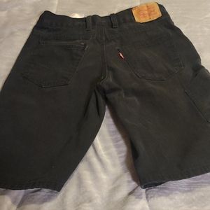 Boys Levi’s Shorts 14 Reg 27x27 100% Cotton Black